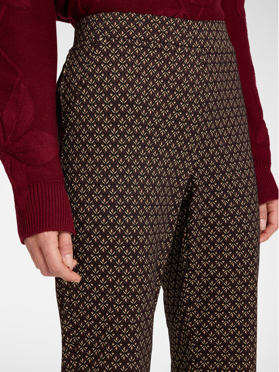 Elena Mirò Elena Mirò Pantaloni di tessuto P814Z100218N001 Marrone Regular Fit