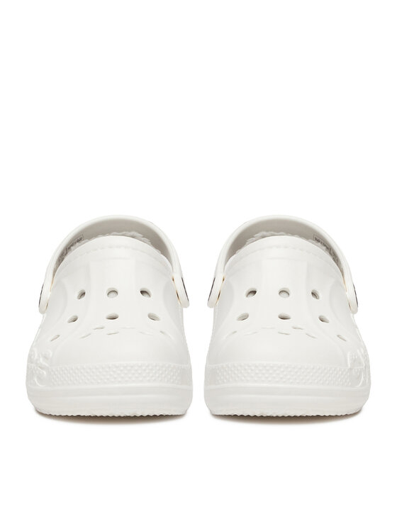 Crocs Crocs Şlapi C-BAYA LINED CLOG K 207500-11H Alb