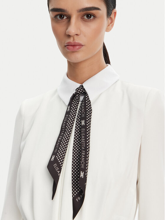 Elisabetta Franchi Elisabetta Franchi Overal TU-047-52E2 Biela Regular Fit