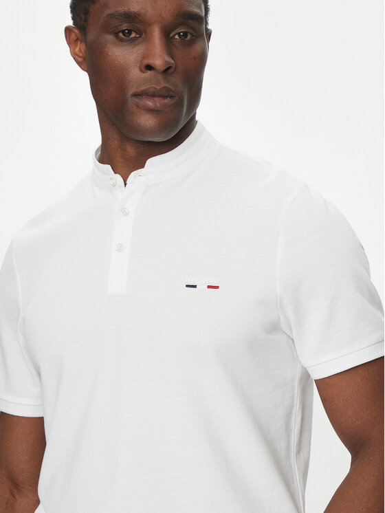 Hechter Paris Hechter Paris T-Shirt 74006 100912 Biały Regular Fit