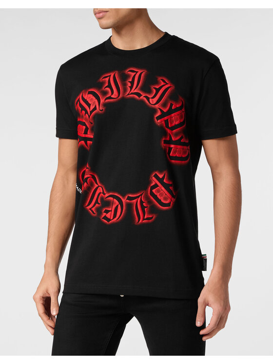 PHILIPP PLEIN PHILIPP PLEIN Tričko 14823 Čierna Regular Fit