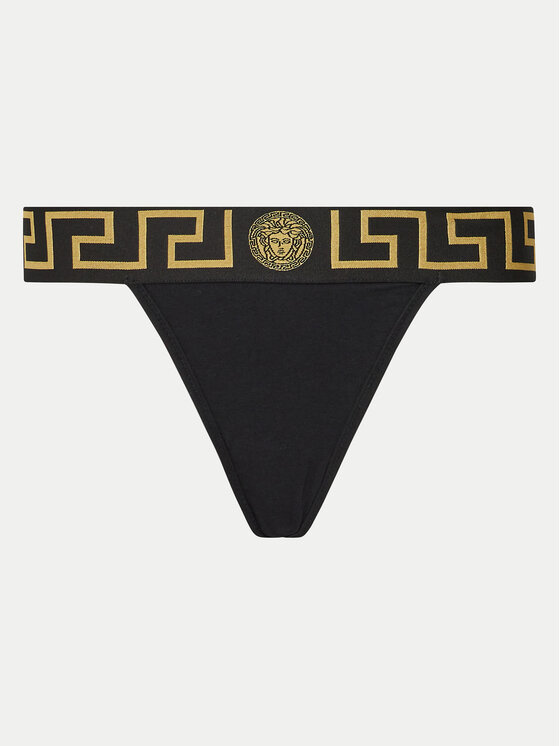 Versace Versace Tanga AUD01042 1A10011 Fekete