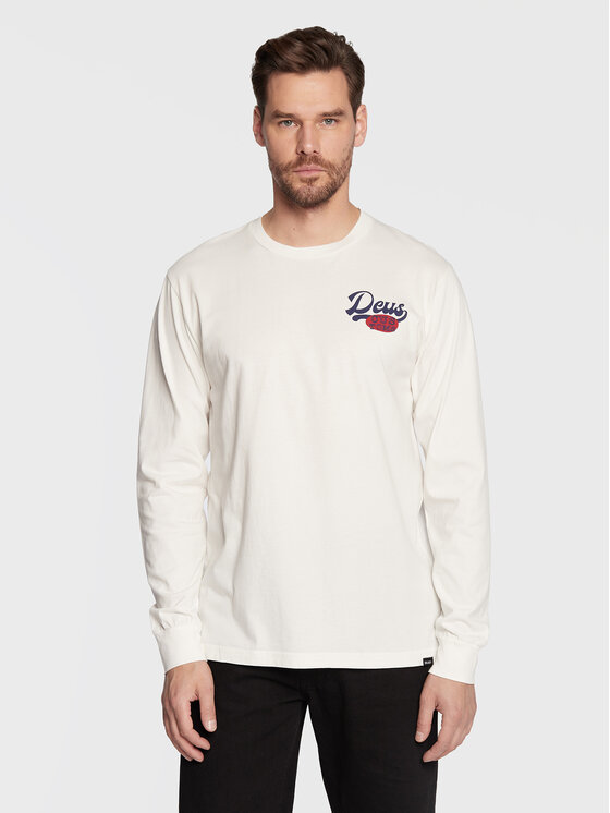 Deus Ex Machina Deus Ex Machina Тениска с дълъг ръкав Marigold DMF221379 Бял Regular Fit