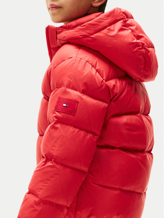 Tommy Hilfiger Tommy Hilfiger Vatovaná bunda Essential KB0KB10091 D Červená Regular Fit