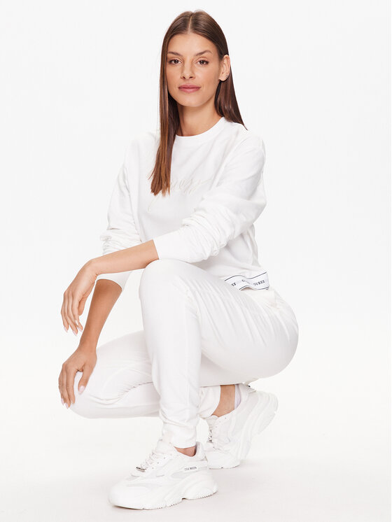 Guess Guess Pidžama hlače O3YB00 KBS91 Bijela Regular Fit