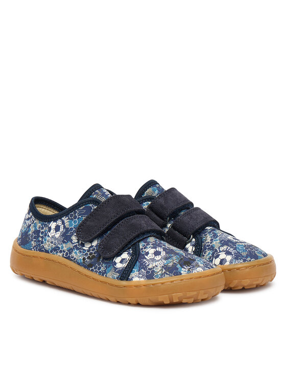 Froddo Froddo Kapcie Barefoot Canvas G1700440-7 S Niebieski