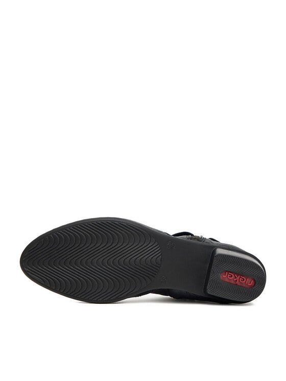 Rieker Rieker Botine Y07A8-01 Negru