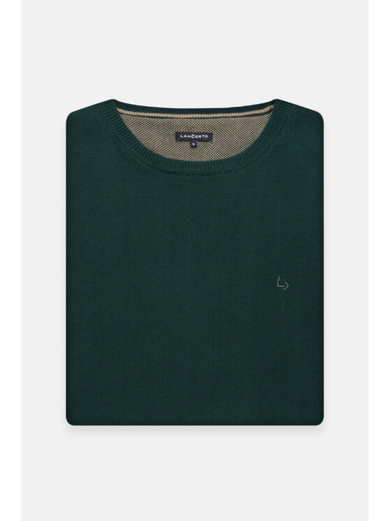 Lancerto Lancerto Sweter Morey SW073223000021 Zielony Regular Fit