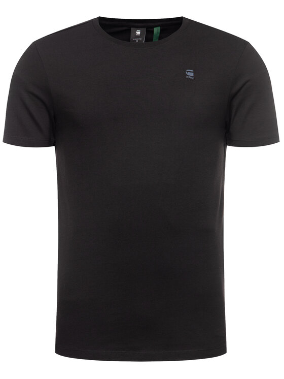 G-Star Raw T-shirt Base-S D16411-336-6484 Nero Regular Fit, taglia : L