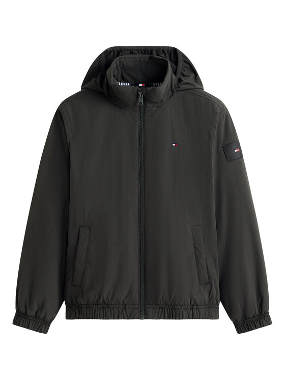 Tommy Hilfiger Tommy Hilfiger Bunda pro přechodné období KB0KB09852 Černá Regular Fit