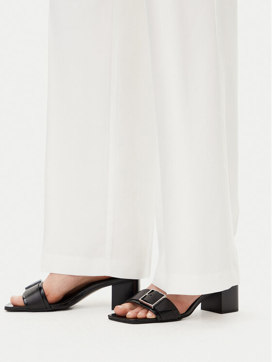 Silvian Heach Silvian Heach Hlače Nieva GPP25374PA Bijela Wide Leg