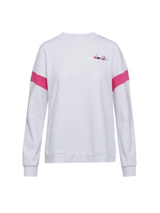 Diadora Diadora Bluza DIADORA L.SWEATSHIRT CREW SPOTLIGHT Biały Regular Fit