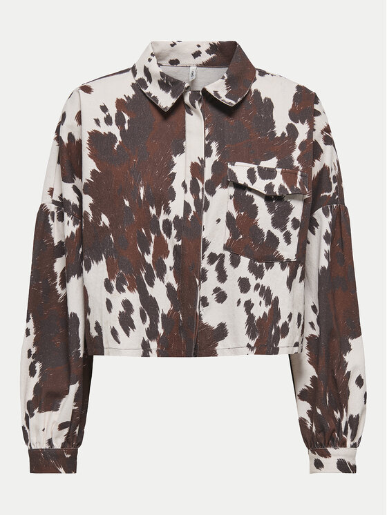 ONLY ONLY Hemd Canny 15358626 Braun Regular Fit