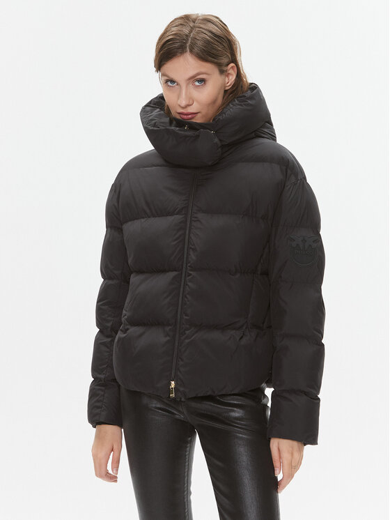 PINKO PINKO Зимова куртка Giza 101602 A11N Чорний Regular Fit