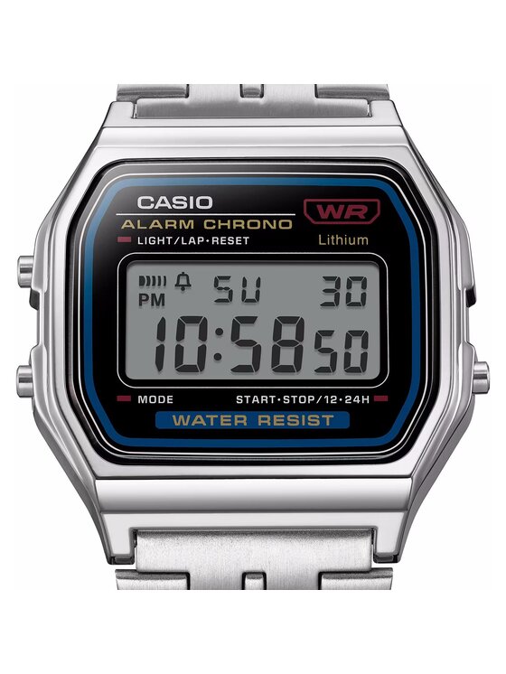 Casio Casio Zegarek 4549526422430 Srebrny