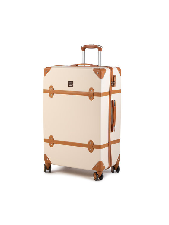 Semi Line Semi Line Großer Koffer T5506-4 Beige