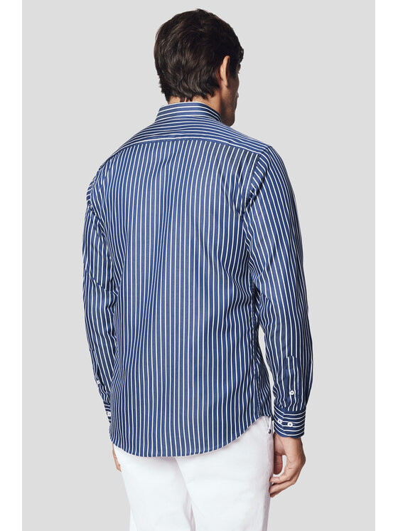 Lancerto Lancerto Koszula Hege KO073224000017 Granatowy Slim Fit