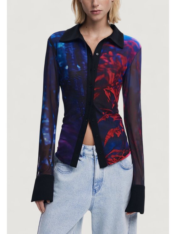 Desigual Desigual Camicia TS_DIETRICH Nero Casual Fit