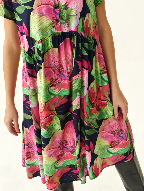 TATUUM Tatuum Sukienka codzienna Sfori T2305.202 Granatowy Oversize