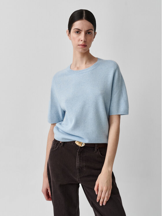 TATUUM TATUUM Sweter SEMITRI Niebieski Classic Fit