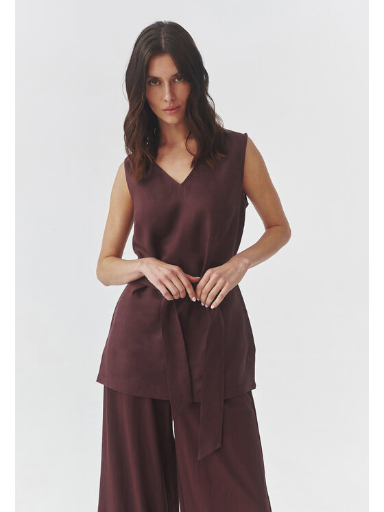 TATUUM TATUUM Bluzka FLAVIA Fioletowy Classic Fit