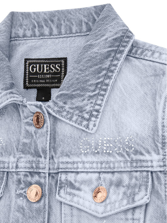 Guess Guess Džinsa jaka J5YL04 D5NJ0 Pelēks Regular Fit