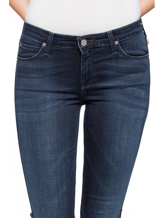 Lee Lee Jeansy SCARLETT Niebieski Skinny Fit