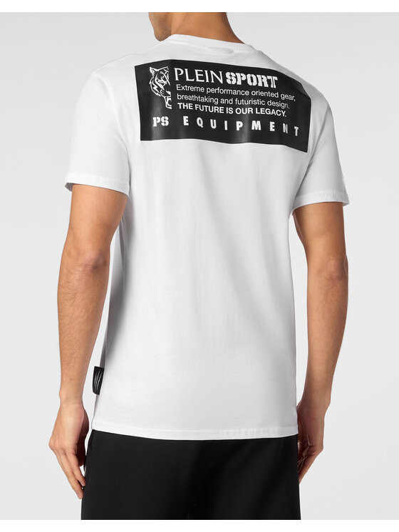 Plein Sport Plein Sport T-Shirt 14263 Biały Regular Fit