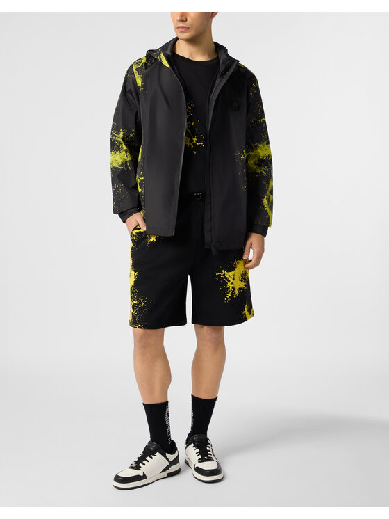 Plein Sport Plein Sport Wiatrówka 28349 Czarny Regular Fit