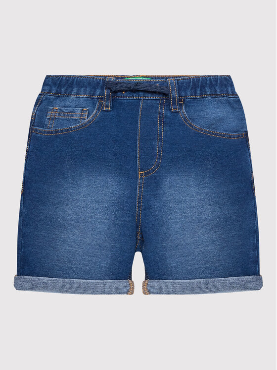 United Colors Of Benetton United Colors Of Benetton Джинсові шорти 4BAYC900L Cиній Regular Fit