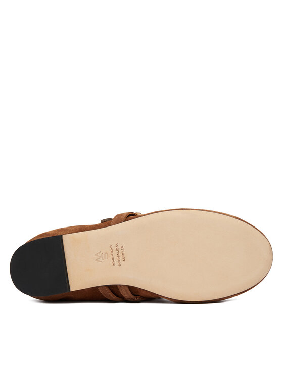 Stuart Weitzman Stuart Weitzman Ballerinas Socharming Mary Jane SN125 Braun