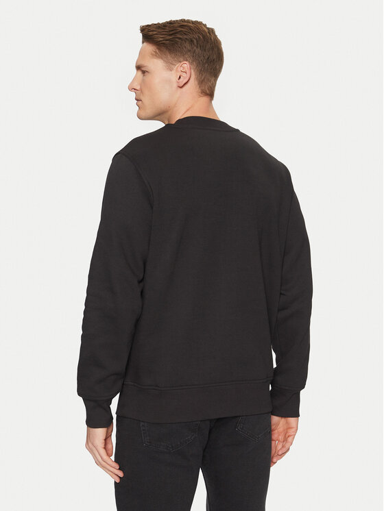 Calvin Klein Jeans Calvin Klein Jeans Džemperis ar kapuci Minimal Logo J30J327119 Melns Regular Fit