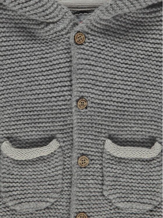Kanz Kanz Bluza 1842807-8801 Szary Basic Fit