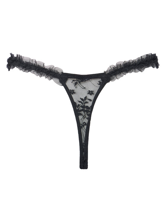 Hunkemöller Hunkemöller Tanga Darcy 302365 Fekete