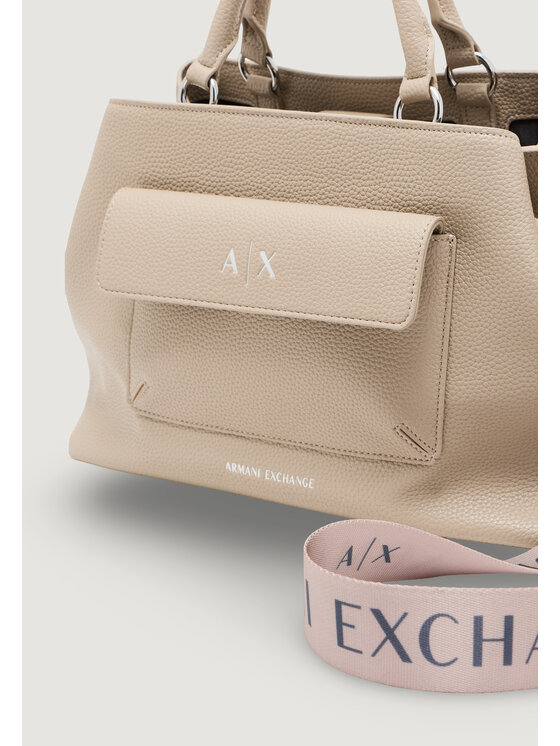 Armani Exchange Armani Exchange Borsetta SHOPPING BAG Beige