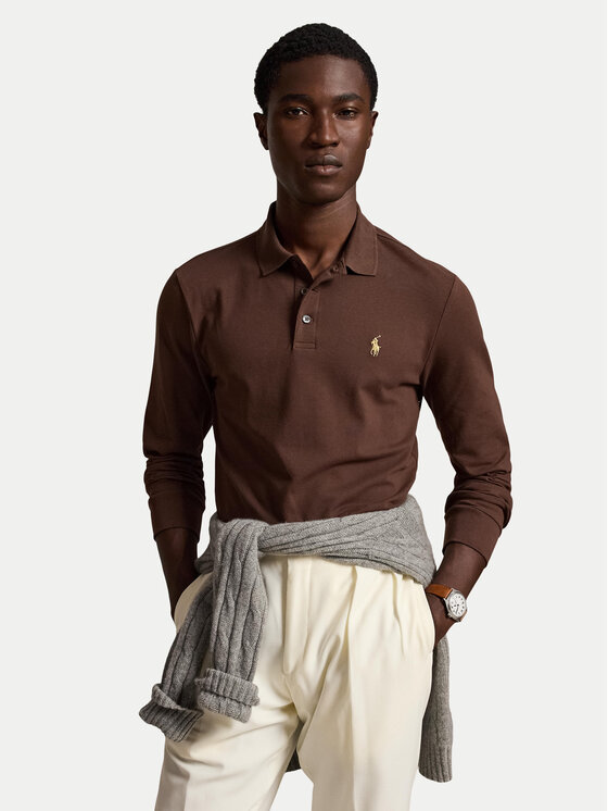 Polo Ralph Lauren Polo Ralph Lauren Polo 710955081502 Gaiši brūna Slim Fit