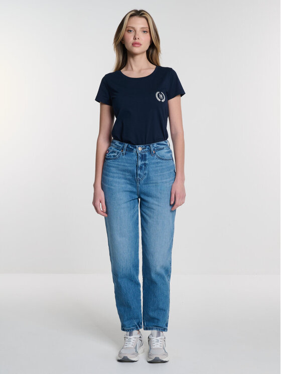 BIG STAR BIG STAR Jeansy SILLA_363_190 Niebieski Mom Fit