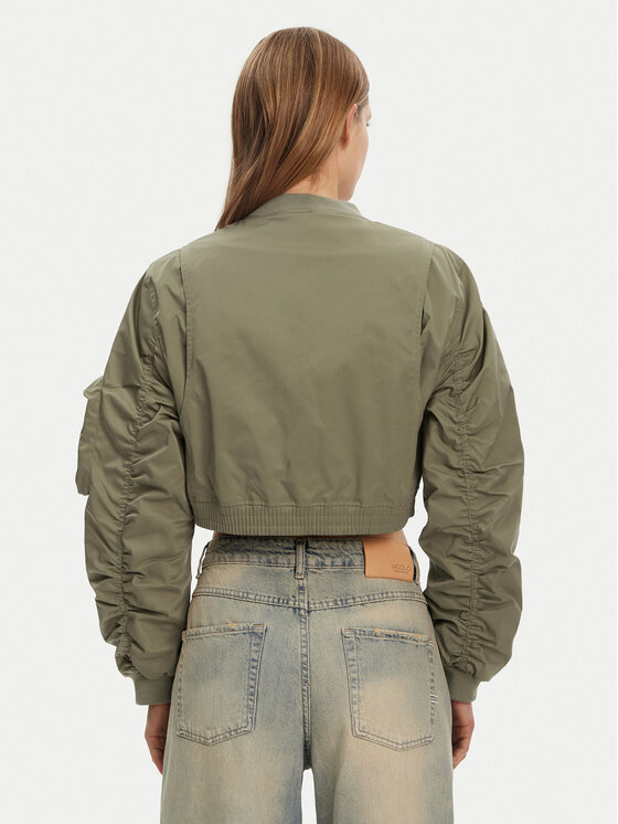 ONLY ONLY Bundy bomber Saga 15336303 Zelená Regular Fit
