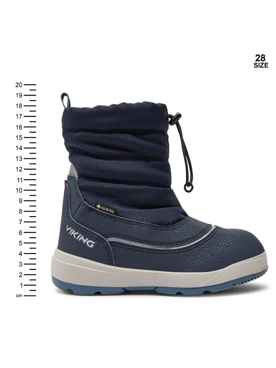 Viking Viking Śniegowce Toasty Pull-On Warm Gtx GORE-TEX 3-94015-5 Granatowy