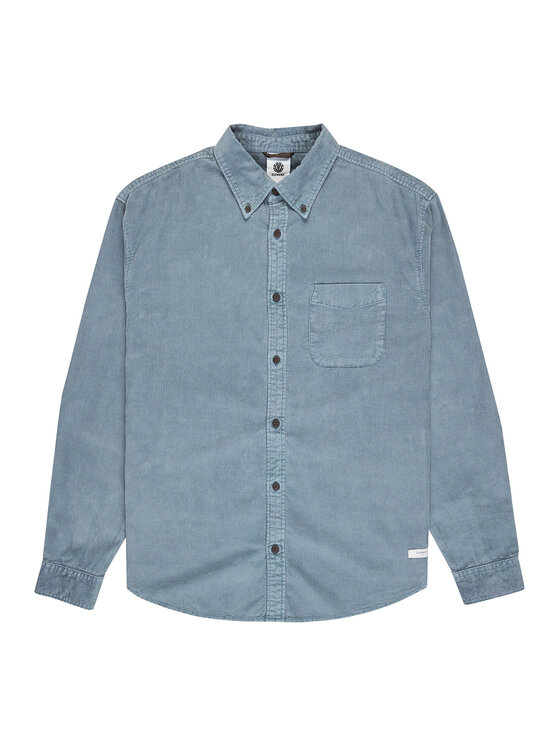 Element Element Košile Button Down Regular Corduroy ELYWT00187 Modrá Regular Fit