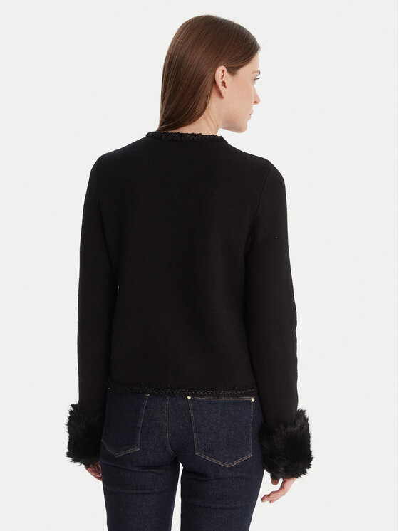 TWINSET TWINSET Marynarka 252TT3040 Czarny Regular Fit