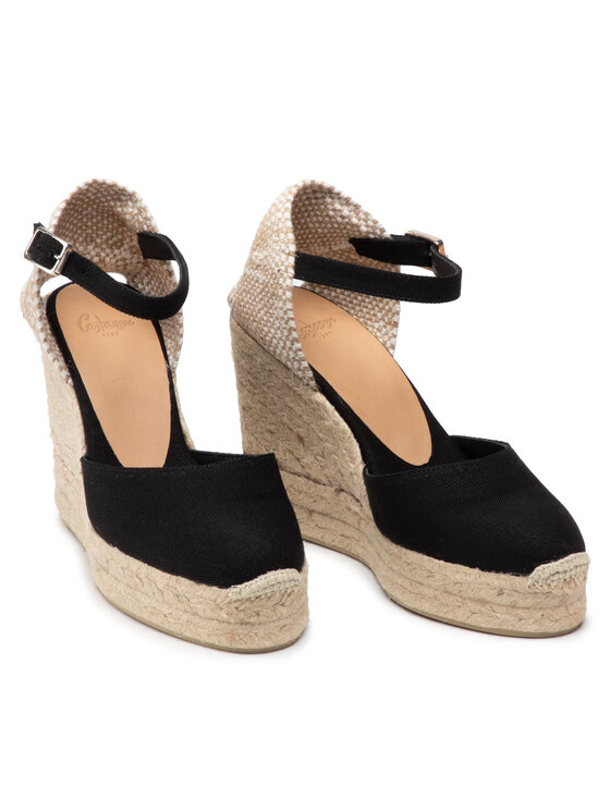 Castañer Castañer Espadrilles Carol/8ED/001 020975-100 Fekete