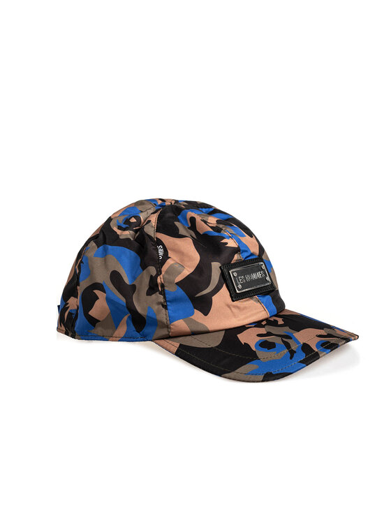 Les Hommes Les Hommes Cappellino LLA635-286U | Basseball Cap with Metal Logo Nero