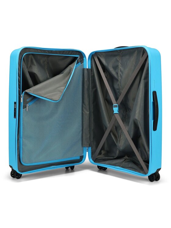 American Tourister American Tourister Walizka średnia 327186 Błękitny