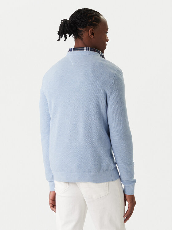 Tommy Hilfiger Tommy Hilfiger Пуловер Essential MW0MW36347 Светлосиньо Regular Fit