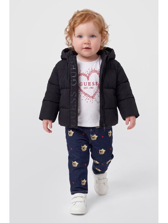Guess Kids Guess Kids Kurtka przejściowa 185184 Czarny Classic Fit