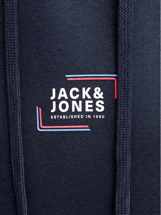 Jack & Jones Jack & Jones Mikina Corp Graphic 12268422 Tmavomodrá Regular Fit