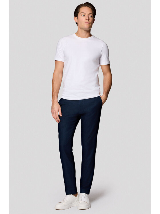 Lancerto Lancerto Spodnie materiałowe Ignacio SP131125000003 Granatowy Slim Fit