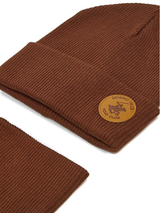 Beverly Hills Polo Club Beverly Hills Polo Club Komplet kapa in bandana CEO-BHPC-ACCCS-02 Rjava