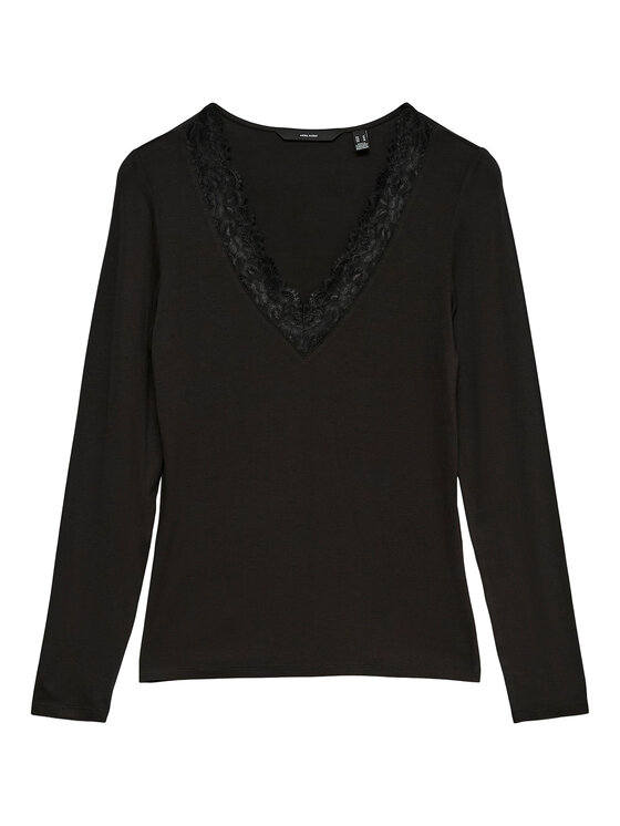 Vero Moda Vero Moda Μπλουζάκι Rosa 10298832 Μαύρο Regular Fit